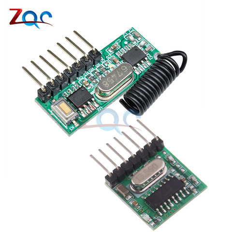 433MHz Wireless Wide Voltage Coding Transmitter Decoding Receiver 4 Channel Output Module for 433 Mhz Remote Controller ► Photo 1/6