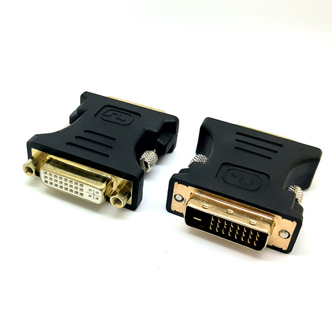 DVI -I 24+5 Female to DVI -D 24+1 male Adapter Converter ADAPTROR dual link NEW ► Photo 1/4