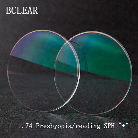 BCLEAR 1.74 Aspheric Ultra Thin Eyeglass Prescription Lenses Customized Presbyopia Reading For Eyes HMC EMI UV400 Diopter Hot ► Photo 1/1