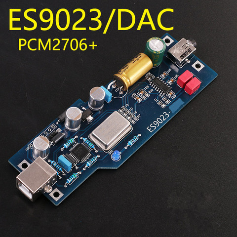 HiFi Audio PCM2706 + ES9023 DAC Bottomless Noise Audio Decoder Daughter Card DIY with OTG USB faction kit/ Assembly board ► Photo 1/1