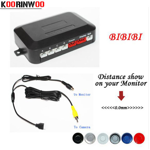 Koorinwoo Dual Core CPU Car Parking Assist Sensor Reverse Radar Video all-in-one System Connect Car Monitor and Rearview Camera ► Photo 1/6