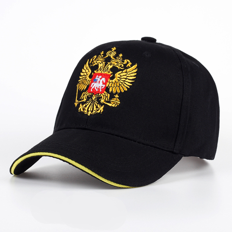 New Unisex 100% Cotton Outdoor Baseball Cap Russian Emblem Embroidery Snapback Fashion Sports Hats For Men & Women Patriot Cap ► Photo 1/6