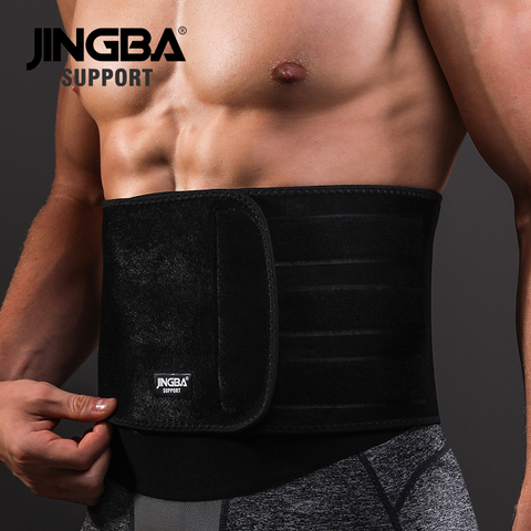 JINGBA SUPPORT Waist trimmer Support Slim fit Abdominal Waist sweat belt Sports Safety Back Support Sports protective gear ► Photo 1/6