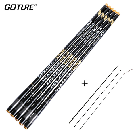 Goture Carp Feeder Fishing Rod Carbon Fiber Telescopic Rods Hand Pole 3.6-7.2m Stream Rods Tackle Vara De Pesca ► Photo 1/6