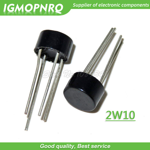 10pcs 2W10 DIP 2A 1000V Bridge Rectifiers 1A 1000V new original ► Photo 1/1