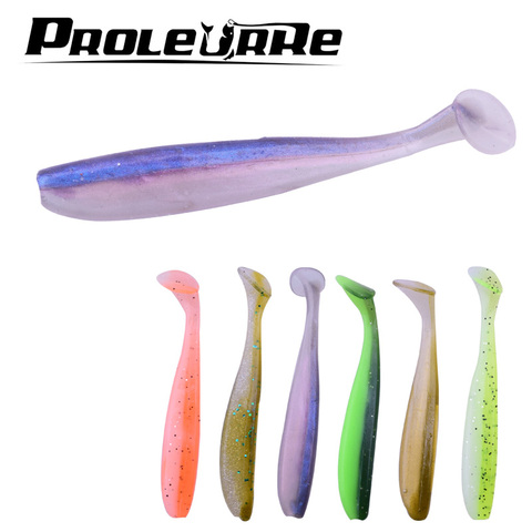 20pcs/lot Easy Shiner Soft Fishing Lures Jigging Wobbler Soft Fishing Bait Silicone shrimp odor Artificial Double Color Bait ► Photo 1/6