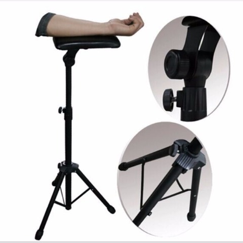 New 2016 Iron Tattoo Arm Leg Rest Stand Portable Fully Adjustable Chair For Tattoo Studio Work Supply Bed Stool 65-125cm ► Photo 1/6