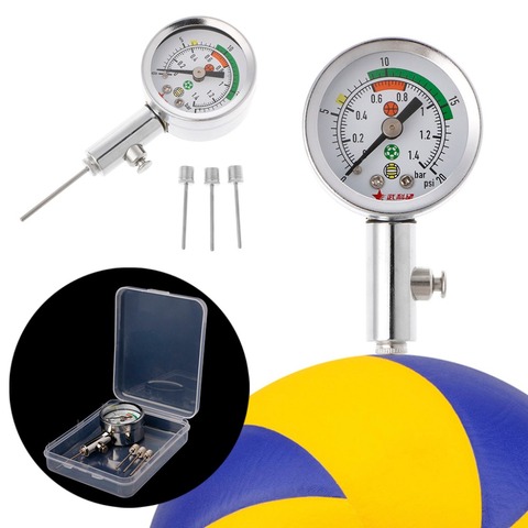 Soccer Ball Pressure Gauge Air Watch Football Volleyball Basketball Barometers W15 ► Photo 1/6