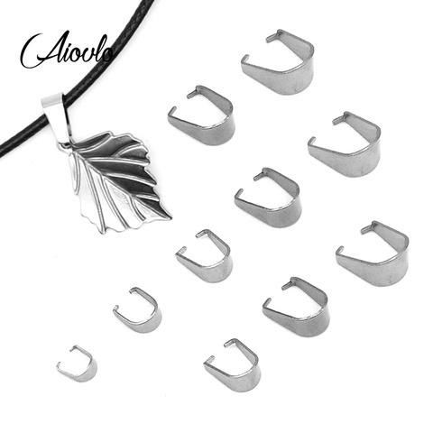 200pcs/lot stainless steel Clasps Pinch Bails Charm Melon Seeds Buckle Pendant DIY Necklace Bracelet Connectors Jewelry Findings ► Photo 1/6