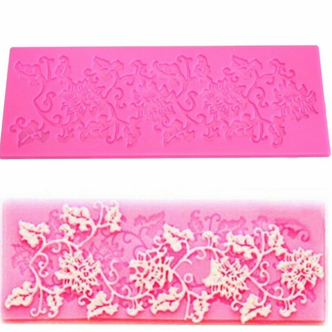 Lace Mat Silicone Mold Sugar Craft Fondant Cake Molds Decorating Tools High Quality Kitchen Accessories Bakeware Tools ► Photo 1/6