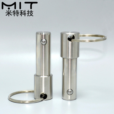Stainless steel ball head lock pin spring knob plunger insert fastening position parts quick release pull ring pull pin ► Photo 1/4