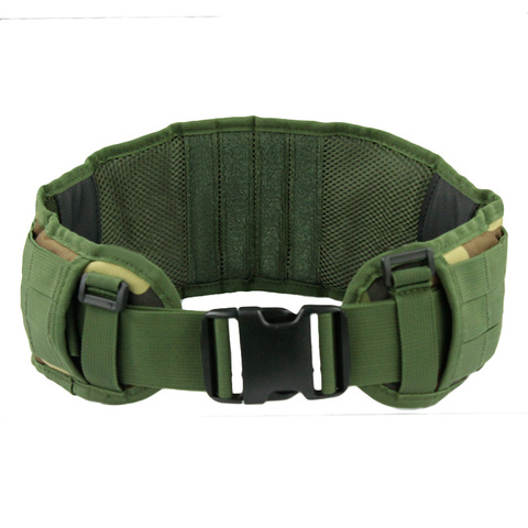 Outdoor Equipment Military Airsoft Adjustable Tactical Padded Molle Waist Belt Combat Army Battle Belt Cummerbunds  ► Photo 1/1