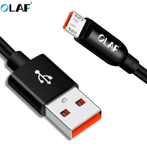 Olaf Micro USB Cable Nylon Fast Charging Cable for Samsung Xiaomi USB Data Cable for huawei p20 Mobile Phone USB Charging Cord ► Photo 1/6