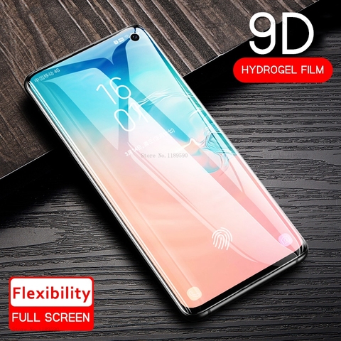 Full Soft Hydrogel Film For Samsung Galaxy S10 Plus S10e S 10 9D Screen Protector For Samsung S8 S9 Note 8 9 A10 A20 A30 A50 A ► Photo 1/6