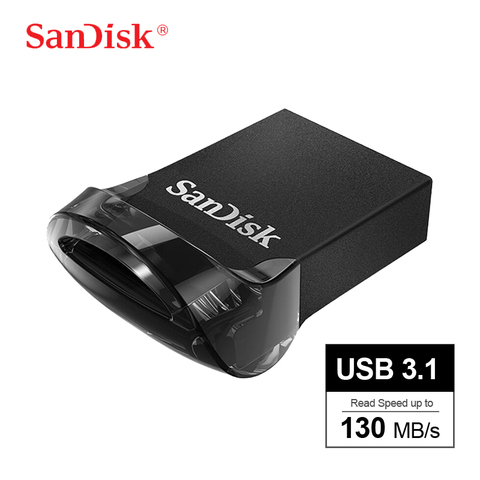 SanDisk Original Ultra Fit USB 3.1 Flash Drive 256GB 128GB 64GB 32GB 16GB 130MB/s Pendrive High Speed USB 3.0 USB Stick ► Photo 1/6
