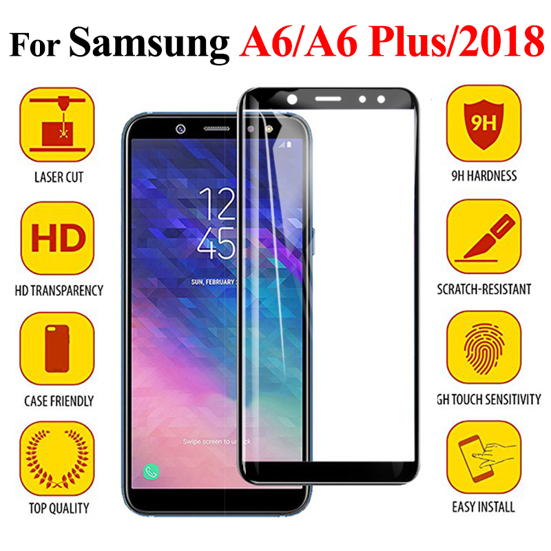 Kelder juni Vulgariteit Price history & Review on Protective Glass On For Samsung Galaxy A6 Plus  2018 Screen Protector galax samsumg 6A A6plus A6+ A 6 Tremp Cam Sheet 9H  Tempered | AliExpress Seller -