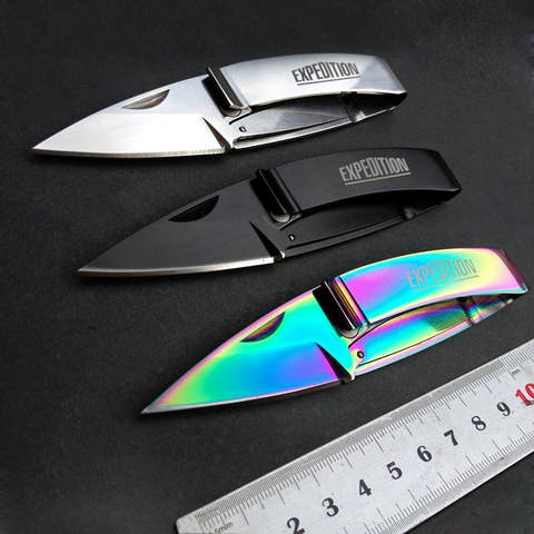 Swiss multi-function knife Multi-function Wallet Money Clip Knife EDC Self-defense Tool Folding Knife Portable Gift Knife lcm66 ► Photo 1/6