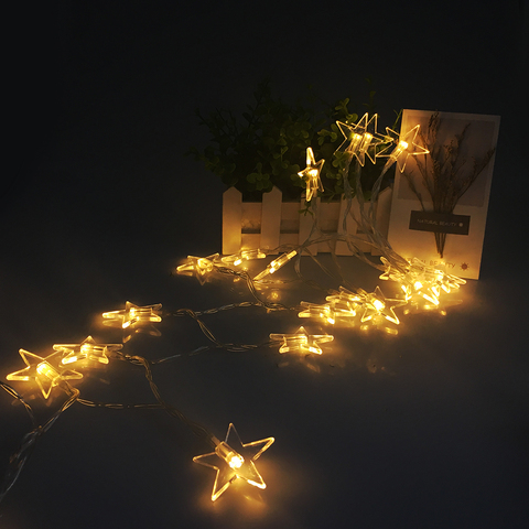 USB LED string Fairy light 2M 20LEDs Star Ball Holiday lighting string garland Christmas light Party Wedding decoration ► Photo 1/6