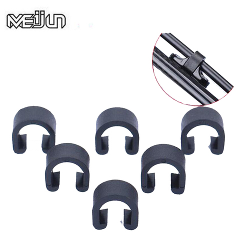 30pcs MEIJUN Bike Disc Brake Cable Sets Pipe Line Deduction Transmission Pipe C type Buckle Snap Clamp ► Photo 1/5
