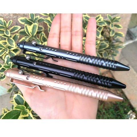 Practical Military Tungsten Steel Head Self-defense Glass Breaker Tactical Pen For Outdoor Camp Emergency Kit Ball Point Pen Kit ► Photo 1/6