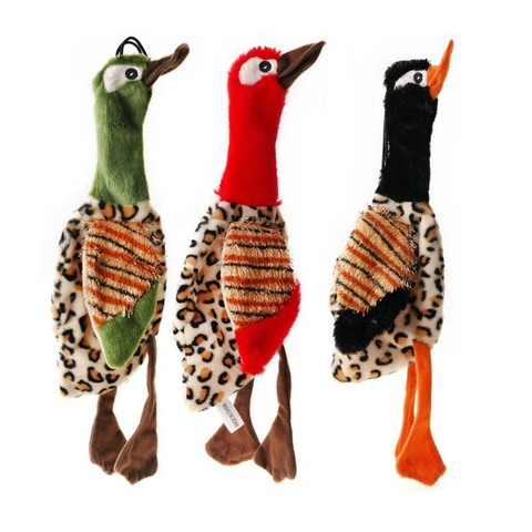 30*9cm Interesting Squeak Plush Pet Dog Toy Duck Bird Stuffing Free Puppy Interactive Play Assorted Color New 1 Pcs ► Photo 1/6