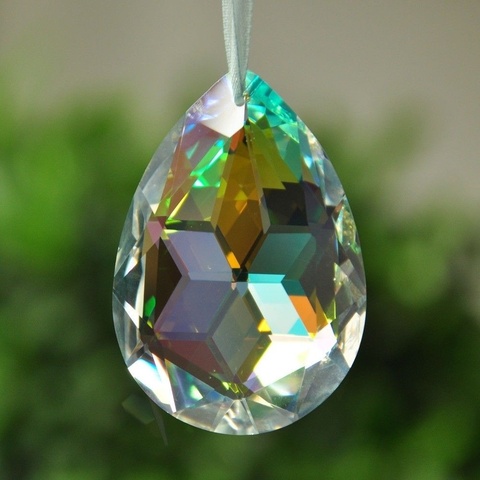 38mm Clear Crystal Drops Chandelier Pendant Lamp Prisms Beads Chrismas Decoration Hanging Suncatcher ► Photo 1/6