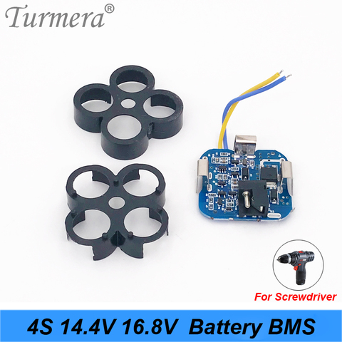 4S 16.8v 14.4v Li-ion 18650 BMS PCM Battery Protection Board BMS for scredriver tool battery and 4s battery pack BMS Turmera ma1 ► Photo 1/4