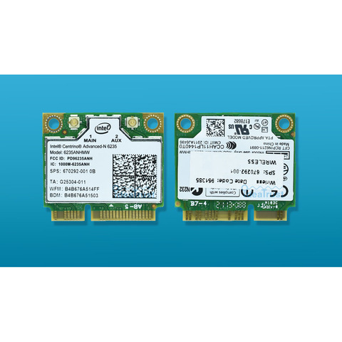 For Intel Centrino Advanced-N 6235 6235ANHMW intel 6235n  802.11abgn 300Mbps BT4.0 WiFi wireless Network card For HP Laptop ► Photo 1/1