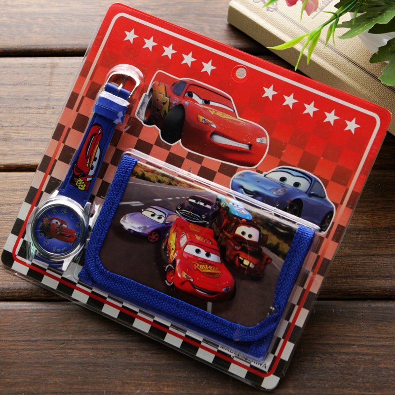 New Children Cartoon Wallet Watch Set Lovely car story Watches Girl or Boy  Birthday Gifts Quartz Leather Students Clock Hot sale - Price history &  Review | AliExpress Seller - Li You '