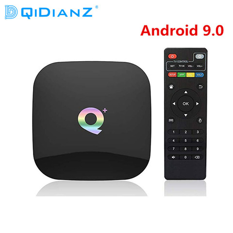 Android 9.0 Q Plus Smart TV Box 4GB RAM 32GB/64GB ROM Quad Core H.265