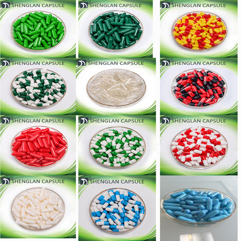 wholesell 11 Colors 100pcs/Lot Gelatin Empty Capsules, Colorful Hollow Empty Gelatin Capsule Pill ,Medicine Vegetable-Capsule 0# ► Photo 1/5