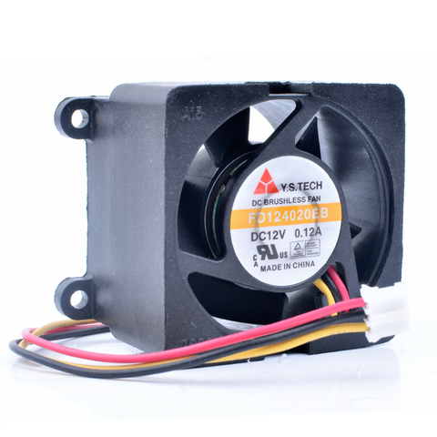 Brand new original Y.S FD124020EB 4cm 4020 40x40x20mm 40mm fan 12V 0.12A switch power supply cooling fan ► Photo 1/4