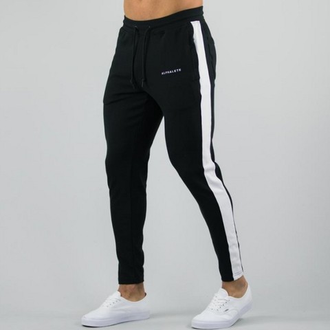 Alphalete Mens Joggers Casual Pants Fitness Men Tracksuit Bottoms Skinny Sweatpants Trousers Gyms Jogger Track Pants Price history & Review | AliExpress Seller - Gigante Gym Store |