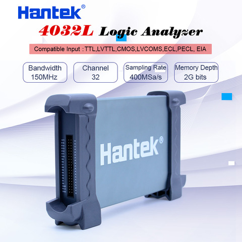 Hantek 4032L PC USB Logic Analyzer 2Gbit Memory Depth 150MHz Bandwidth 32Channels Oscilloscope US/EU Plug ► Photo 1/6