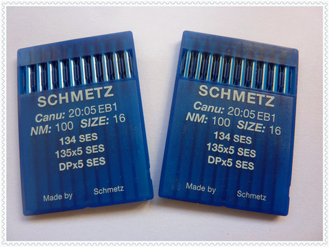 SCHMETZ Sewing Machine Needles, DPx5 SES,135x5 SES,134 SES,20 Pcs/Lot, For Double Needles Industrial Bartack Sewing Machines! ► Photo 1/4