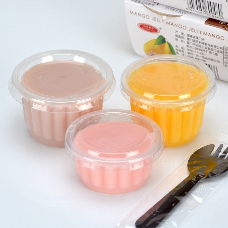 10/20/30Pcs 25ml Small Plastic Round Cups Takeaway Sauce Cup Food storage  Containers With Hinged Lids Pigment Paint Box Palette Disposable Box