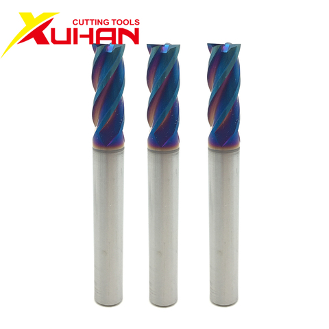 HRC65 Caibide end mill 4flutes Φ6.0*50L Alloy Coating Tungsten Steel Endmills high hardness cutting tool cnc milling cutter ► Photo 1/4