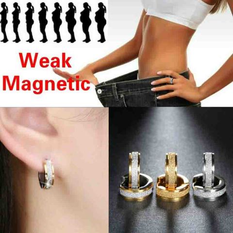 New Grind Stainless Steel Healthcare Weight Loss Earrings Hand String Slimming Healthy Stimulating Acupoints Gallstone Earring ► Photo 1/6