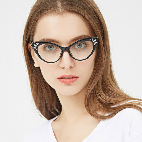 Fashion Woman Acetate Optical Eyeglasses Cat-Eye Women Prescription Glasses  Frame Female Colorful Spectacles Brand Designer - Price history & Review, AliExpress Seller - Hotony Official Store