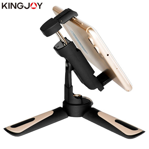 KINGJOY Officia KT-18 Tripod For Phone Mini Tripod For Mobile Stand Camera Holder Stabilizer Flexible Head Elevation Angle ► Photo 1/6