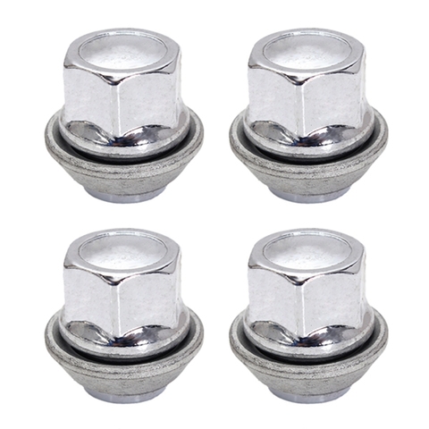 1/2/4PCS M12x1.5 REPLACEMENT WHEEL NUTS ALLOY 19MM FOR FORD for C-MAX CORTINA for FOCUS CHROME ► Photo 1/6