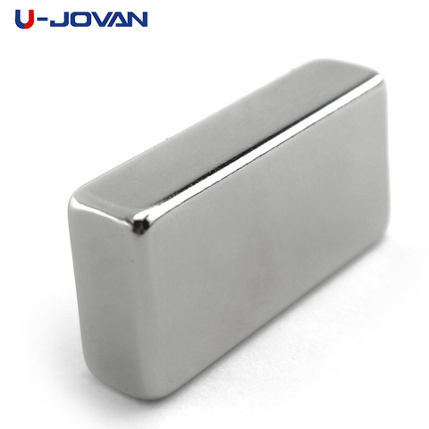 U-JOVAN 1pc Super Strong 40 x 20 x 10 mm Block Neodymium Magnet Rare Earth N35 ► Photo 1/4
