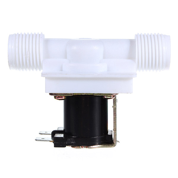 G1/2" AC110v DC12v Magnetic Electric Solenoid Valve Water Air Inlet Flow Switch 