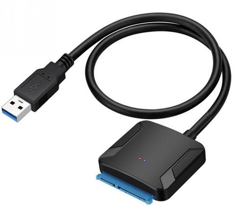 LBSC USB 3,0 SATA Cables convertidor macho a 2,5/3,5 pulgadas HDD/SSD adaptador de cable convertir ► Photo 1/4