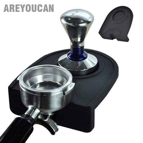 Areyoucan High Quality Espresso Coffee tamper mat Silicon rubber corner mat(no coffee stamper)  Slip-Resistant Pad Tool ► Photo 1/6