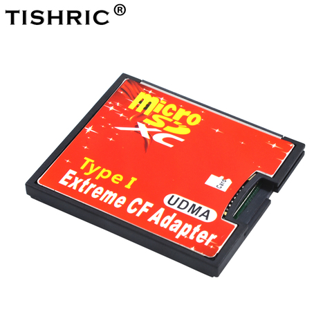 TISHRIC New Micro SD TF To Adapter CF Card  For MicroSD/HC To Compact Flash Type I Memory Card Reader Converter For Camera ► Photo 1/6