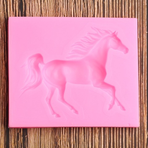 3D Horse Silicone Mold Horse Candy Chocolate Fondant Molds Sugarcraft Cake Decorating Tools Polymer Clay Moulds ► Photo 1/6
