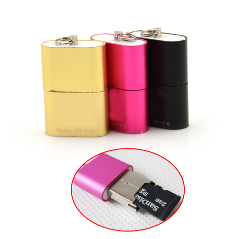1Pc 480 Mbps USB 2.0 OTG Adapter Mini size High Speed USB 2.0 Micro SD TF T-Flash Memory Card Reader Adapter for Tablet/Phones ► Photo 1/6