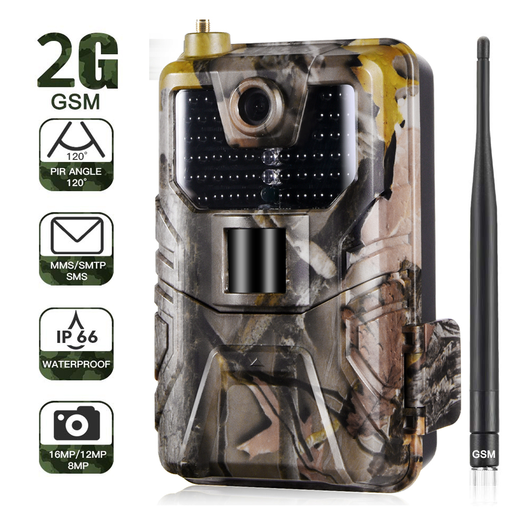 SUNTEK Mini Hunting Trail Camera Wildlife 16MP 1080P Scouting Cam Night Vision 