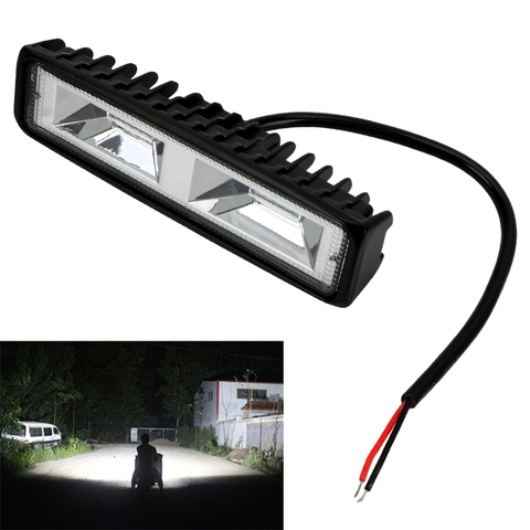LEEPEE LED Headlights 12-24V For Auto Motorcycle Truck Boat Tractor Trailer Offroad Working Light 36W LED Work Light Spotlight ► Photo 1/6